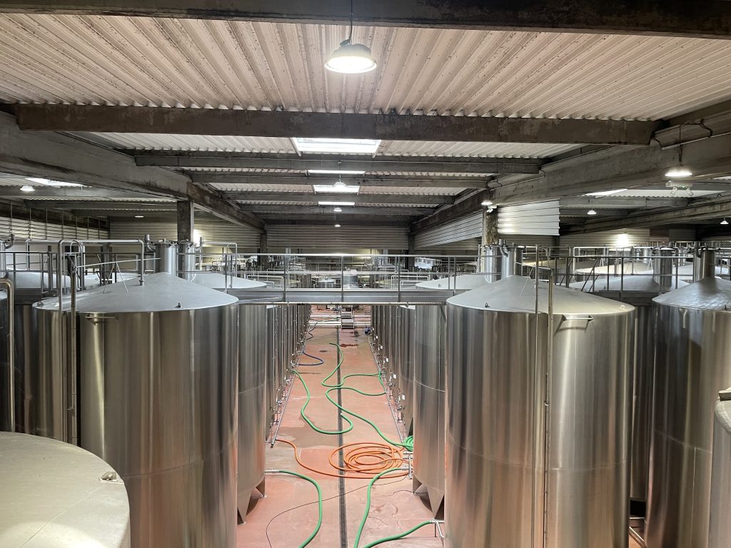 Cuves de stockage de vin